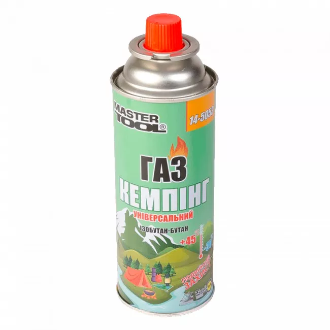Газ бутан MASTER TOOL "КЕМПИНГ" 220 г (14-5053)