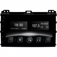 Gazer CM5510-J150H/ Мультимедійна автомобільна система для Toyota Prado LC150 - High level 2014-16