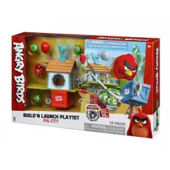 Игровая фигурка Jazwares Angry Birds ANB Medium Playset (Pig City Build 'n Launch Playset) (ANB0015)