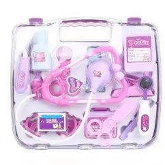 Игровой набор Same Toy Доктор в кейсе розовый (7735BUt)