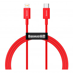 Кабель Baseus USB-C to Lightning 20W PD 1m Superior Fast Charging Data Red (CATLYS-A09)(317610002)