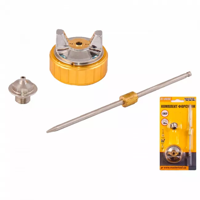 Комплект форсунок Ø 1,8 мм к LVLP MASTER TOOL (81-8698) Комплект форсунок Ø 1,8 мм к LVLP MASTER TOOL (81-8698)