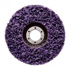 Круг шлифовальный из нетканого материала NovoAbrasive 125 х 22,23 мм, фиолетовый (NAPCS125) (810384)
