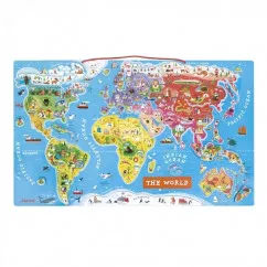Магнитная карта мира Janod англ.язык (J05504)