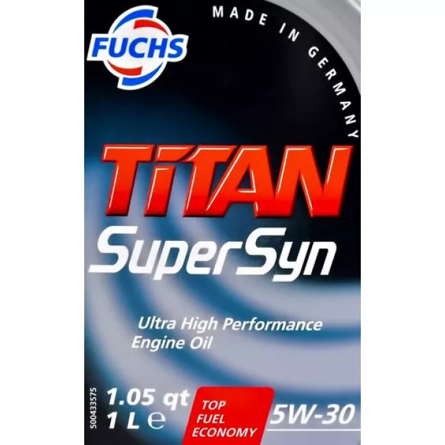 Моторное масло FUCHS TITAN SUPERSYN 5W30 SL 1л