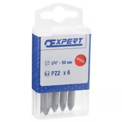 Набор бит EXPERT XS E113638 1/4 50 мм 6 штук PZ2