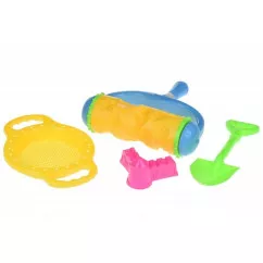 Набір для гри з піском Same Toy з Валиком (жовтий) 4 шт (HY-1904WUt-2)
