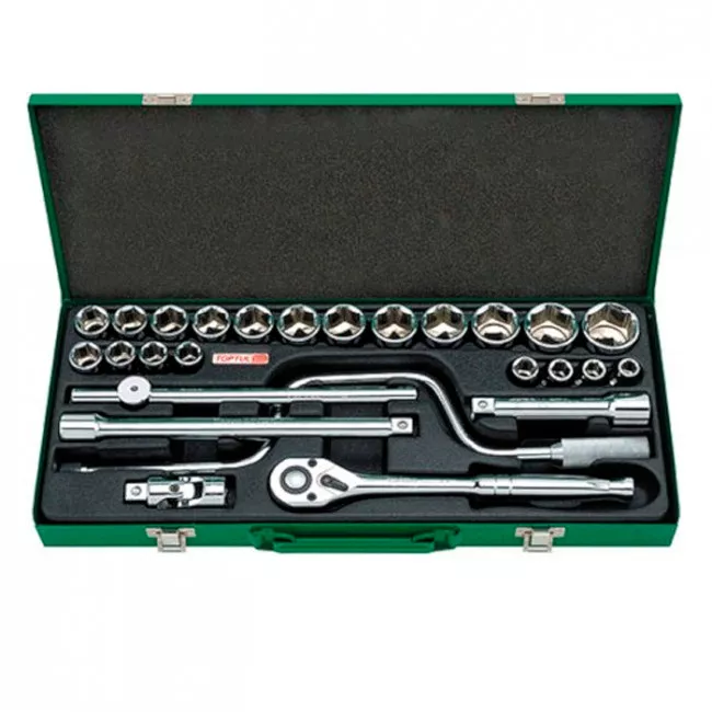 Набор инструмента TOPTUL 1/2" 26ед. (12гр) (GCAD2602)