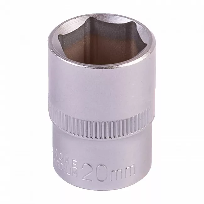 Насадка торцевая MASTER TOOL 6-гранная 1/2" 20 мм CRV (78-0020) Насадка торцевая MASTER TOOL 6-гранная 1/2" 20 мм CRV (78-0020)