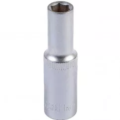 Насадка торцевая MASTER TOOL 6-гранная удлиненная 1/2", 11 мм. CRV (78-0511)