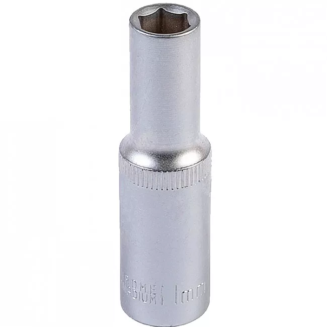 Насадка торцевая MASTER TOOL 6-гранная удлиненная 1/2", 11 мм. CRV (78-0511) Насадка торцевая MASTER TOOL 6-гранная удлиненная 1/2", 11 мм. CRV (78-0511)