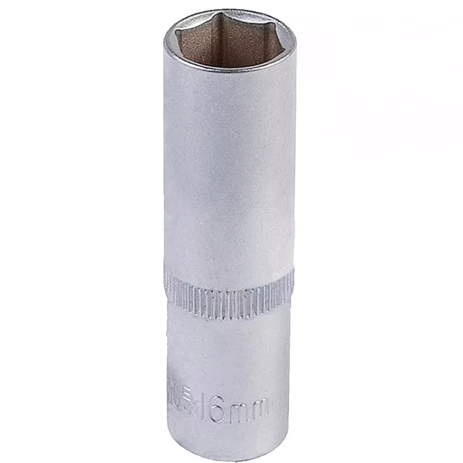 Насадка торцевая MASTER TOOL 6-гранная удлиненная 1/2", 16 мм. CRV (78-0516) Насадка торцевая MASTER TOOL 6-гранная удлиненная 1/2", 16 мм. CRV (78-0516)