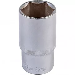 Насадка торцевая MASTER TOOL 6-гранная удлиненная 1/2", 32 мм. CRV (78-0532)