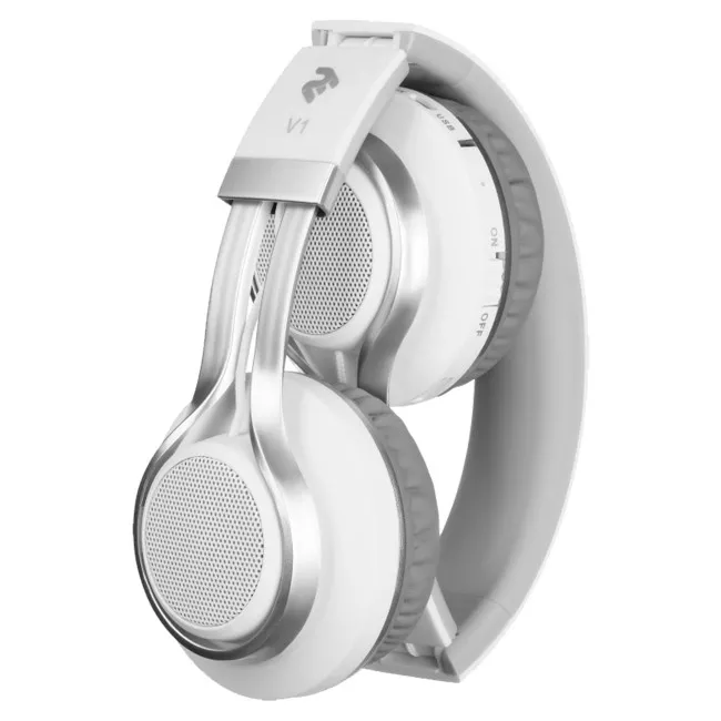 Навушники 2E V1 ComboWay ExtraBass Wireless Over-Ear Headset White (2E-OEV1WWT)