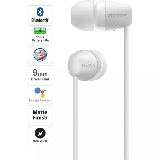 Наушники SONY WI-C200 White (WIC200W.CE7)