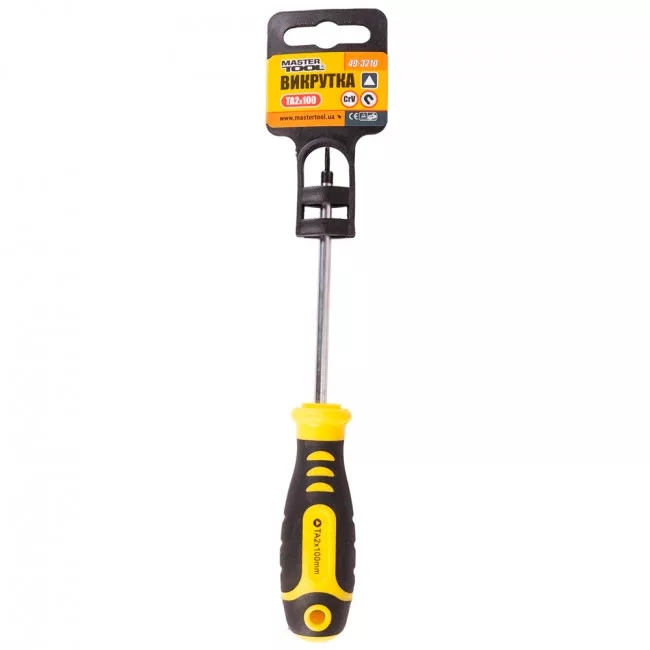 Викрутка тригранна MASTER TOOL TA2*100 (49-3210)