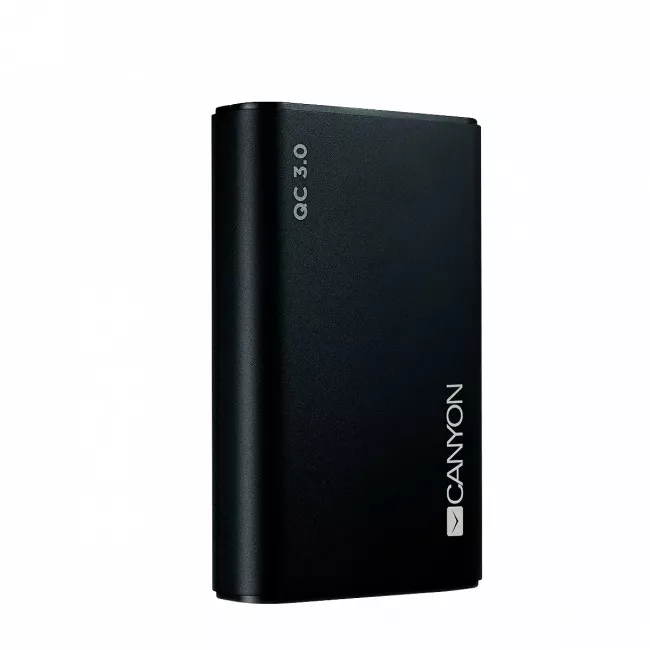 Портативный аккумулятор Canyon 10000mAh QC3.0 Black (CND-TPBQC10S) Портативный аккумулятор Canyon 10000mAh QC3.0 Black (CND-TPBQC10S)