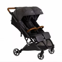 Прогулочная коляска для двойни X-lander X-Double Double Black (73634)