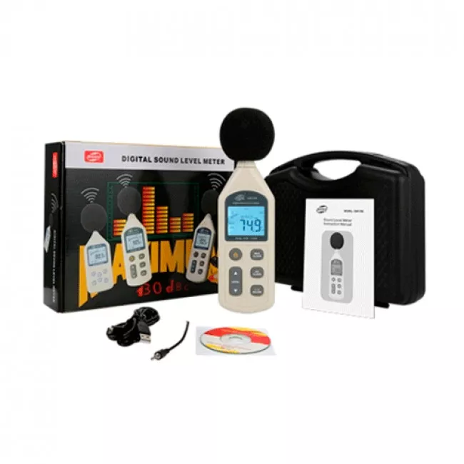 Шумомер BENETECH A/C (30 - 130 dB) (GM1356)