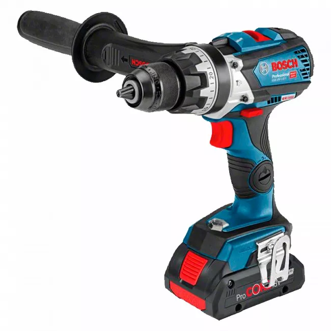 Шуруповерт-дрель Bosch GSB 18V-110 C, 2x5.0 Ач, 47/85/110 Нм, 480-2100 об/мин, L-BOXX 136 (0.601.9G0.30D)