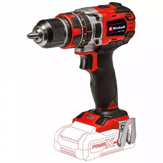 Шуруповерт-дриль ударний Einhell X-Change TE-CD 18/50 Li-i BL Solo (4513942)