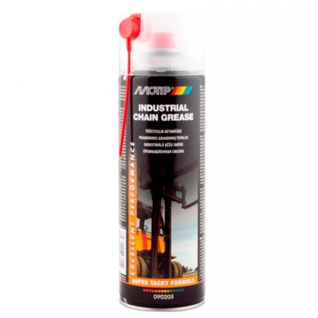 Смазка для цепей промышленного применения Motip Industrial Chain Grease, 500 мл (090205BS)