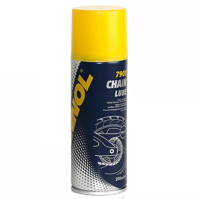 Смазка MANNOL синтетическая белая Chain Lube 200g (24шт уп) (7901) Смазка MANNOL синтетическая белая Chain Lube 200g (24шт уп) (7901)