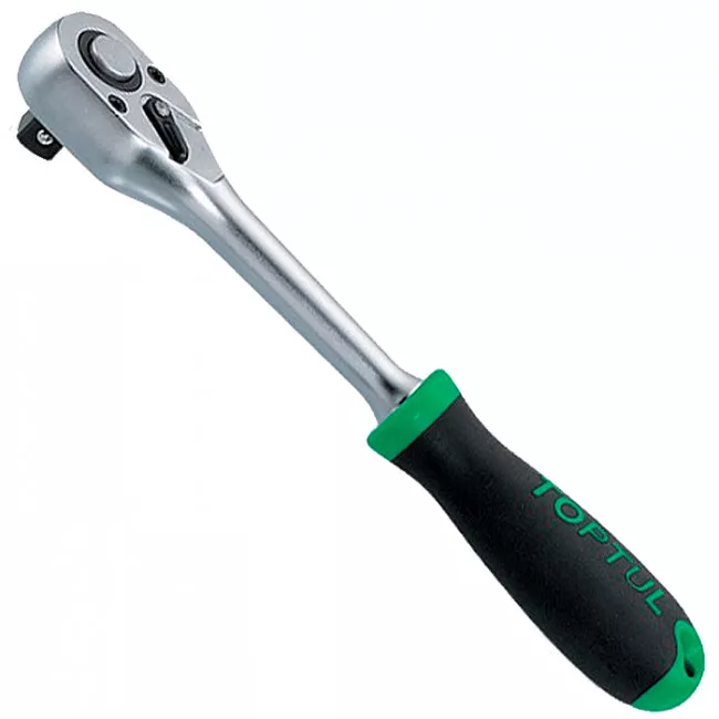 Трещотка TOPTUL 1/4" 72 зубца (флажк. переключатель) (CJBM0815)