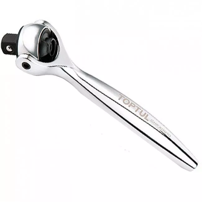 Трещотка TOPTUL 1/4" с шарниром (360°) 90 зубцов мини (CHKX0810)