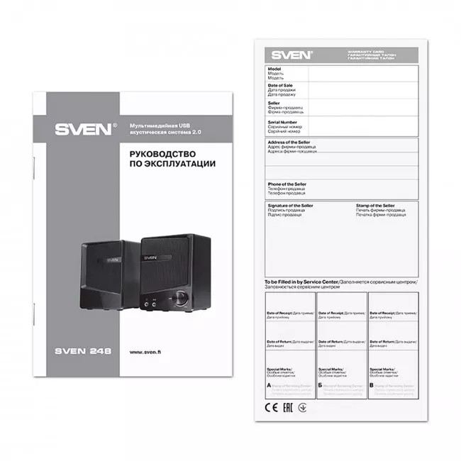 Акустична система Sven 248 Black (00410081)