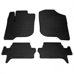 Автоковрики Stingray MITSUBISHI Pajero Sport II 08- (design 2016) 4шт черные (1013224)