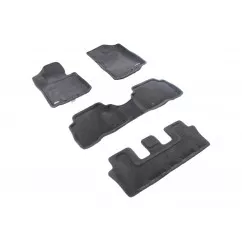 Двухслойные коврики Sotra 3D Premium 12mm Grey для KiaSorento (7 seats) 2013-2014 (3D LKA0160-PP-GR)