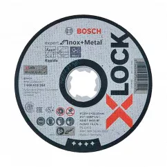 Круг отрезной Bosch X-Lock Expert Inox, 125х1х22,23 мм (2608619264)