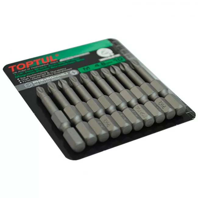 Набір біт TOPTUL 1/4" 50мм PH2 (FSMA0802G)