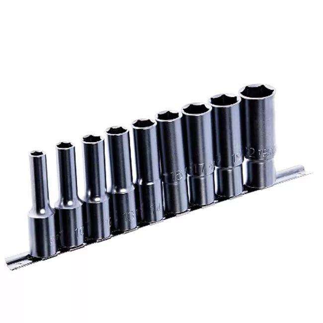 Набор головок длинных TOPTUL 1/2" 9ед. на планке (GAAQ1605U)