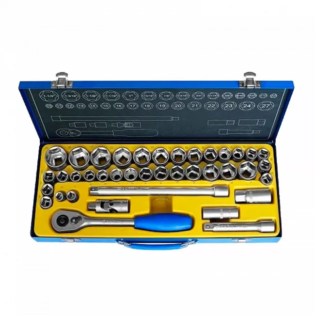 Набор головок торцевых S&R 1/2"+1" 39 предметов (460324040)