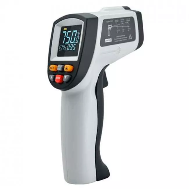 Пирометр инфракрасный бесконтактный BENETECH (цв дисплей) -50~750℃ (GT750)