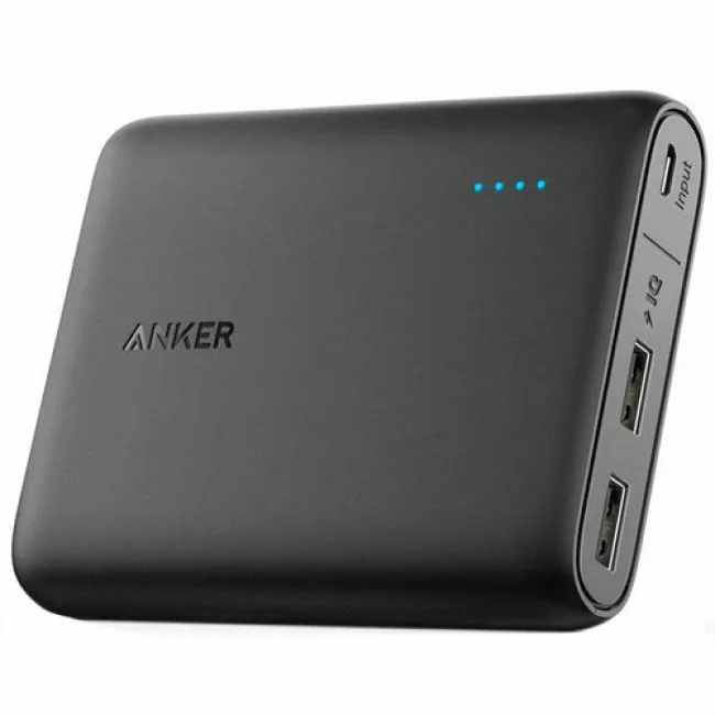 Портативный аккумулятор ANKER PowerCore 10400 mAh Li-ion V3 Black (A1214G11)