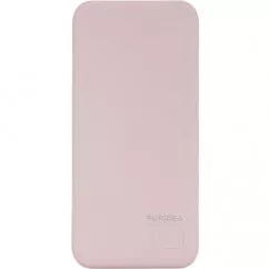 Портативный аккумулятор PURIDEA S2 10000mAh Li-Pol Rubber Pink & White (S2-Pink White)