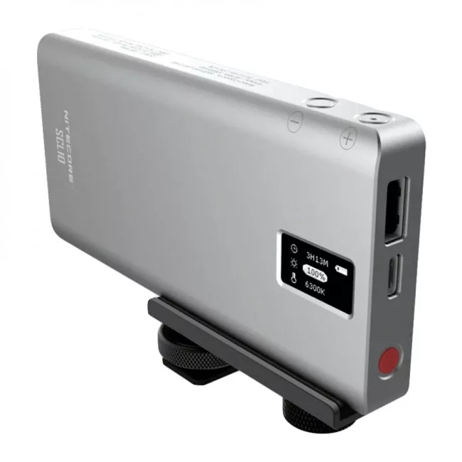 Power Bank + Свет накамерный Nitecore SCL10 (6-1410)
