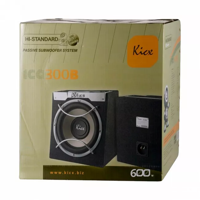 Сабвуфер корпусний Kicx ICQ 300B
