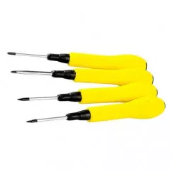 Набор отверток MASTER TOOL 4 шт точные (T5/T6/PH00/Spanner) (40-0190)