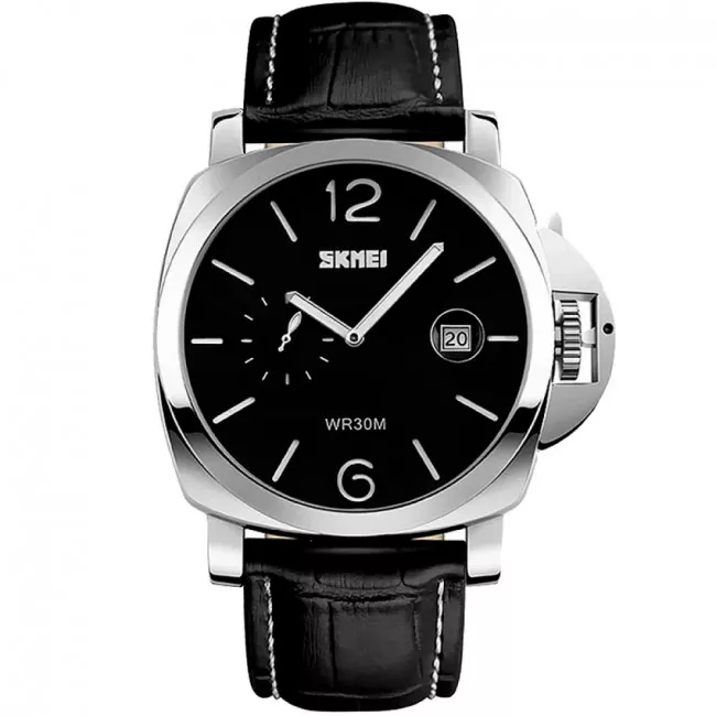 Часы кварцевые Skmei 1124, черные в металлическом боксе (175-1047-black-b_m) Часы кварцевые Skmei 1124, черные в металлическом боксе (175-1047-black-b_m)