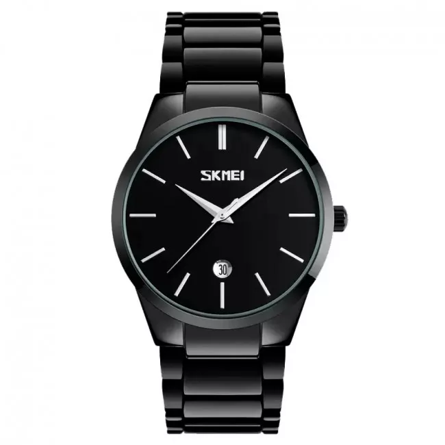 Годинник кварцовий Skmei 9140, чорний, в металевому боксі  (175-1085-black-b_m)