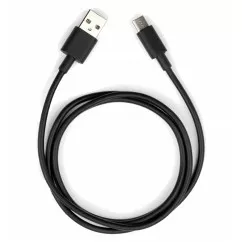 Дата кабель Vinga USB 2.0 AM to Type-C PVC 1m black (VCPDCTC1BK)