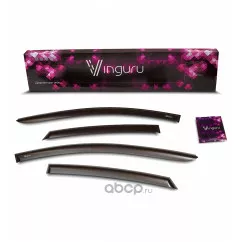 Дефлекторы окон Vinguru Great Wall Hover (H3,H5) 2005- внед накладные скотч к-т 4 шт., материал акри