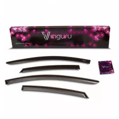 Дефлекторы окон Vinguru Lexus RXI 1997-2003/Toyota Harrier I 1997-2003 крос накладные скотч к-т 4 шт