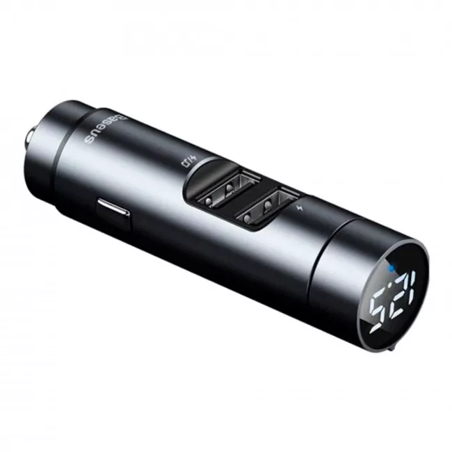 FM-трансмітер Baseus Energy Column MP3 Dark grey (CCNLZ-C0G/749299)