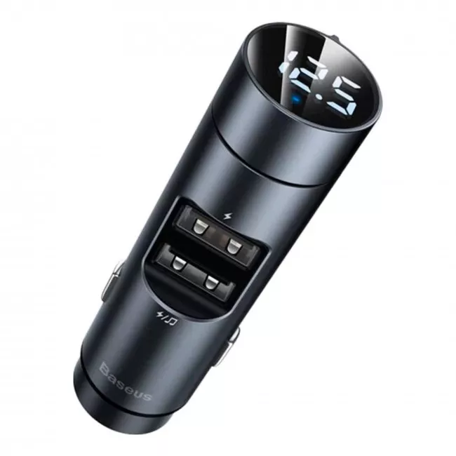 FM-трансмітер Baseus Energy Column MP3 Dark grey (CCNLZ-C0G/749299)