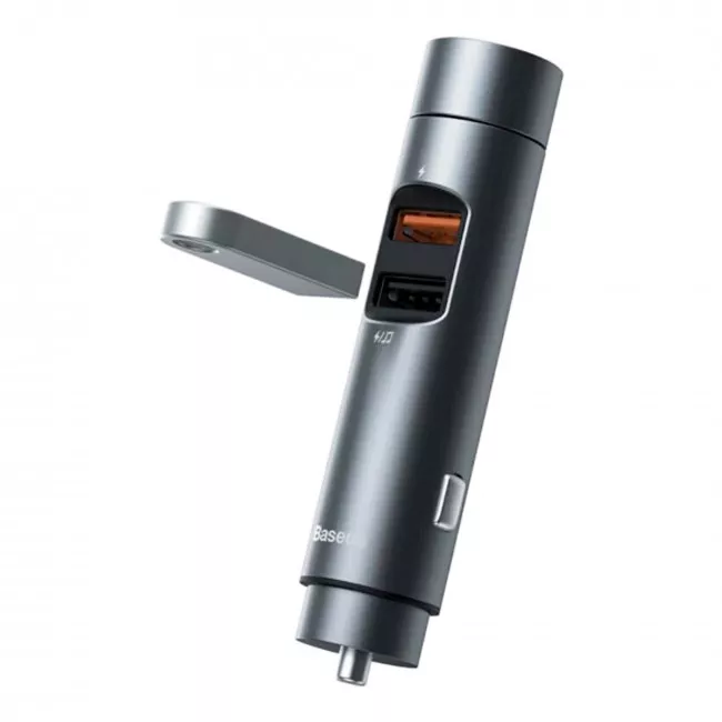 FM-трансмітер Baseus Energy Column MP3 Dark grey (CCNLZ-C0G/749299)